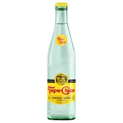 Topo Chico Sparkling Mineral Water Glass Bottle, 12 fl oz