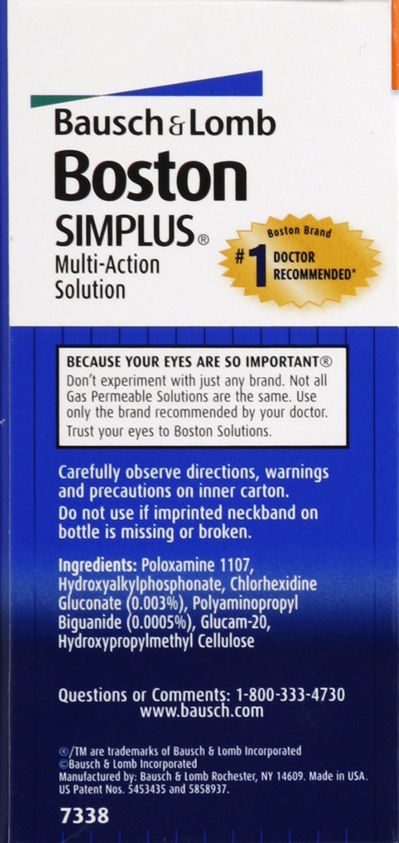 slide 5 of 5, Bausch + Lomb Multi-Action Solution 1 oz, 1 oz