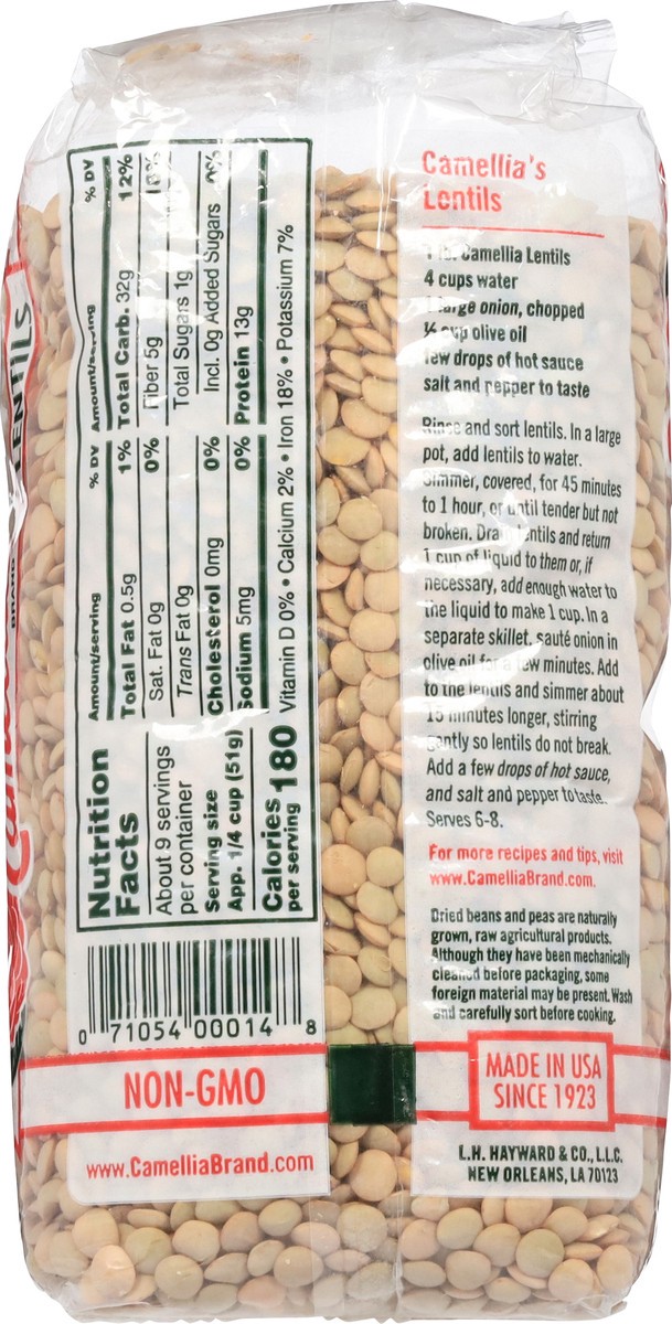 slide 13 of 13, Camellia Lentils - 16 oz, 1 lb