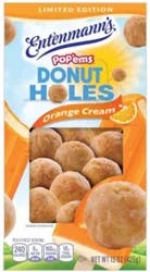 Entenmann's Pop'ems Orange Cream Donut Holes, 15 oz