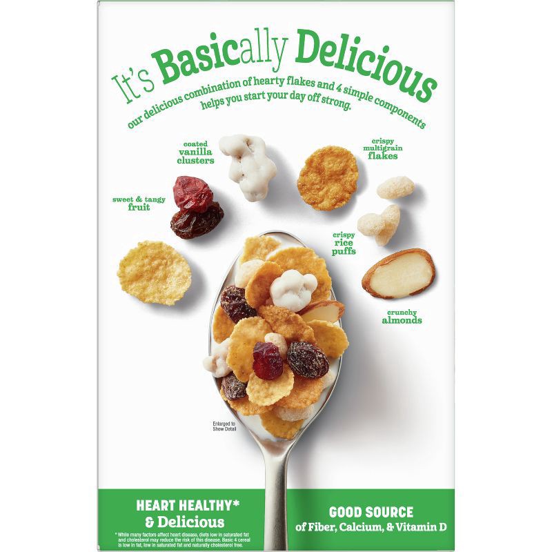 slide 4 of 8, Basic 4 Breakfast Cereal 19.8oz - General Mills, 16 oz