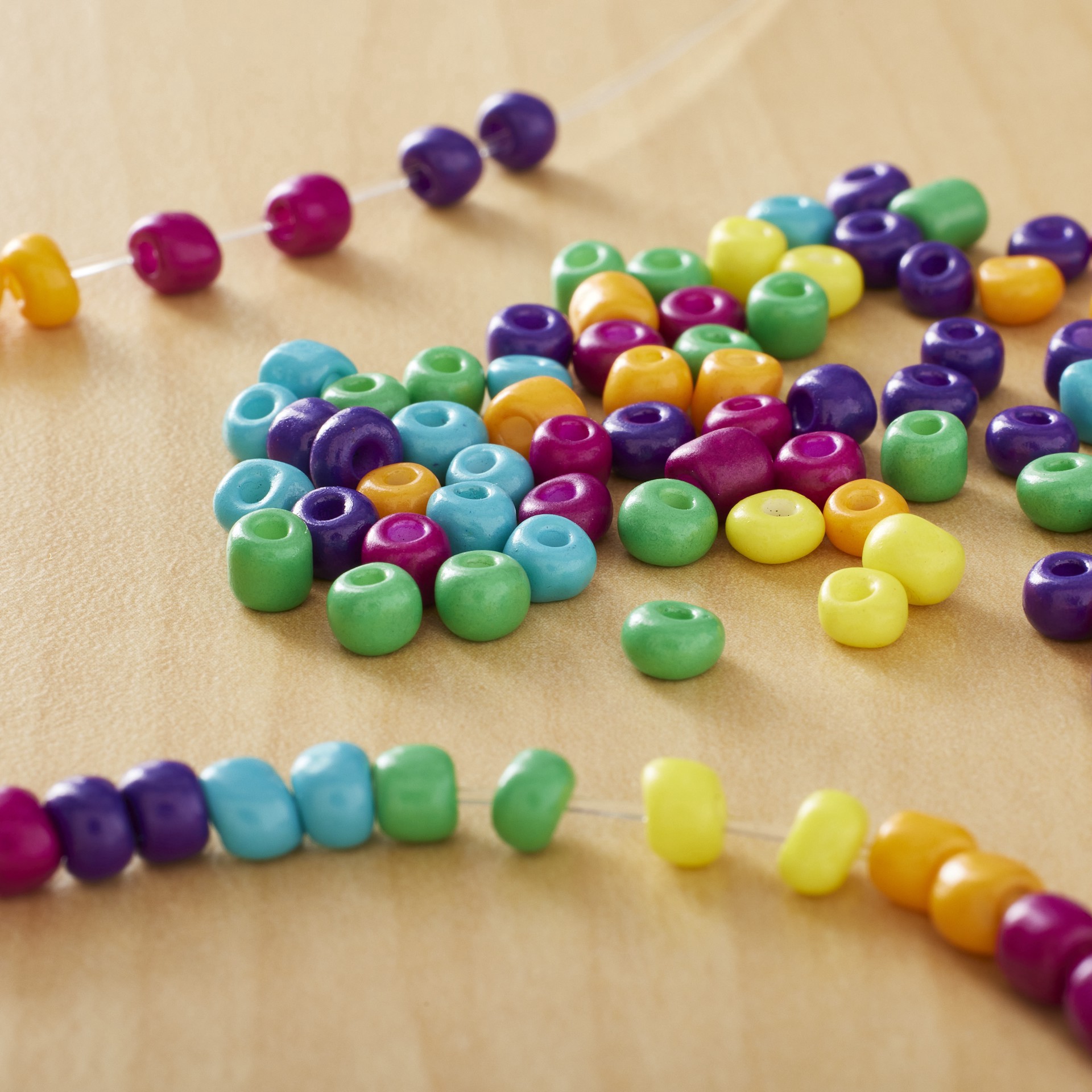 slide 2 of 3, Bright Seed Beads By Creatology, 4 mm