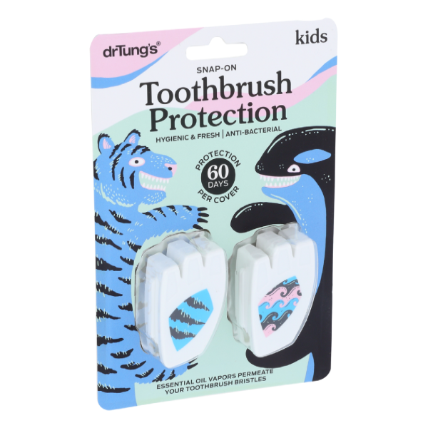 slide 1 of 1, Dr. Tung's Kids Toothbrush Sanitizer, 2 ct