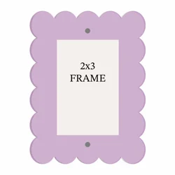 New View Wavy Frame Lavender 2x3 Inches