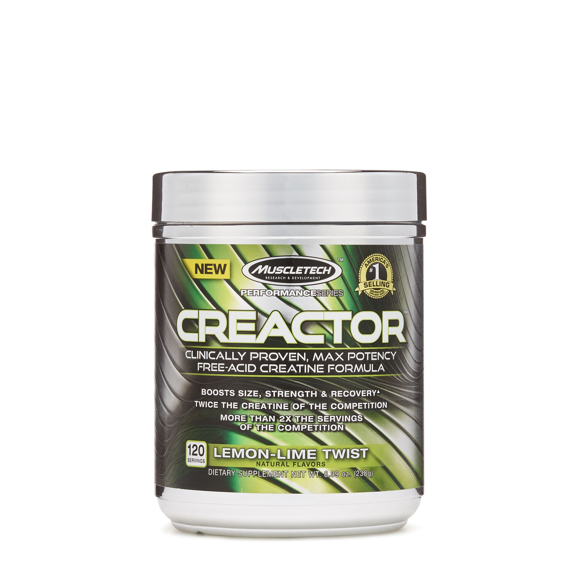 slide 1 of 1, MuscleTech Creactor - Lemon-Lime Twist, 1 ct