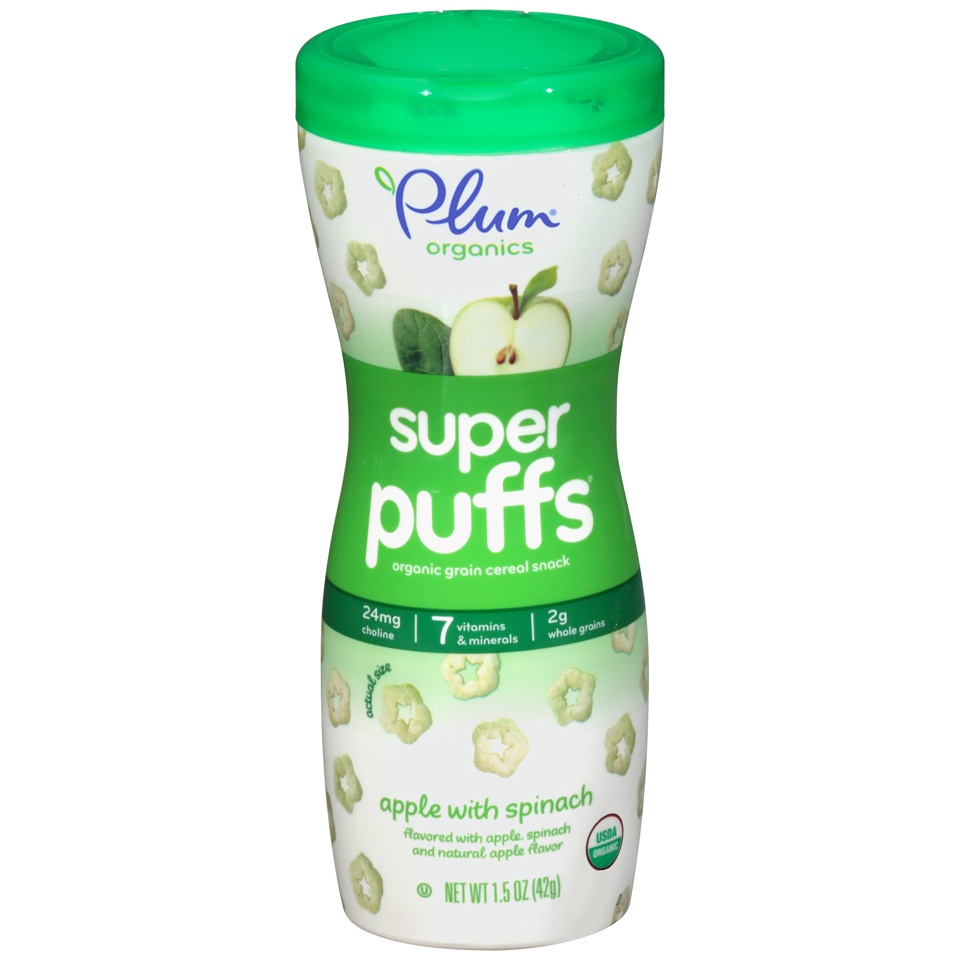 Plum organics hot sale super puffs