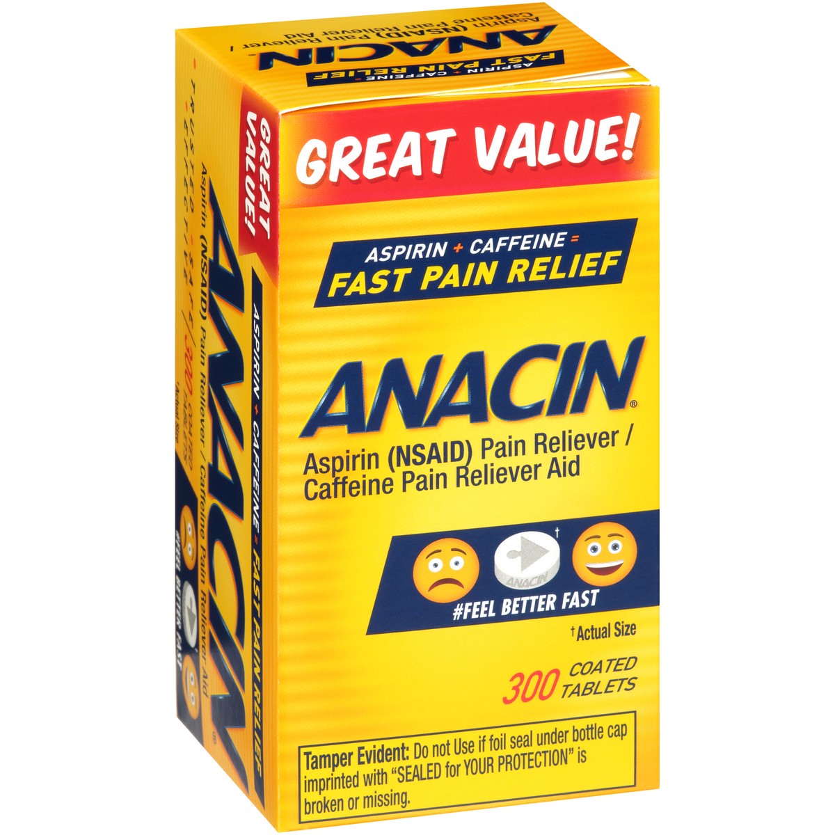 slide 10 of 10, Anacin Fast Pain Relief Tablets, 300 ct