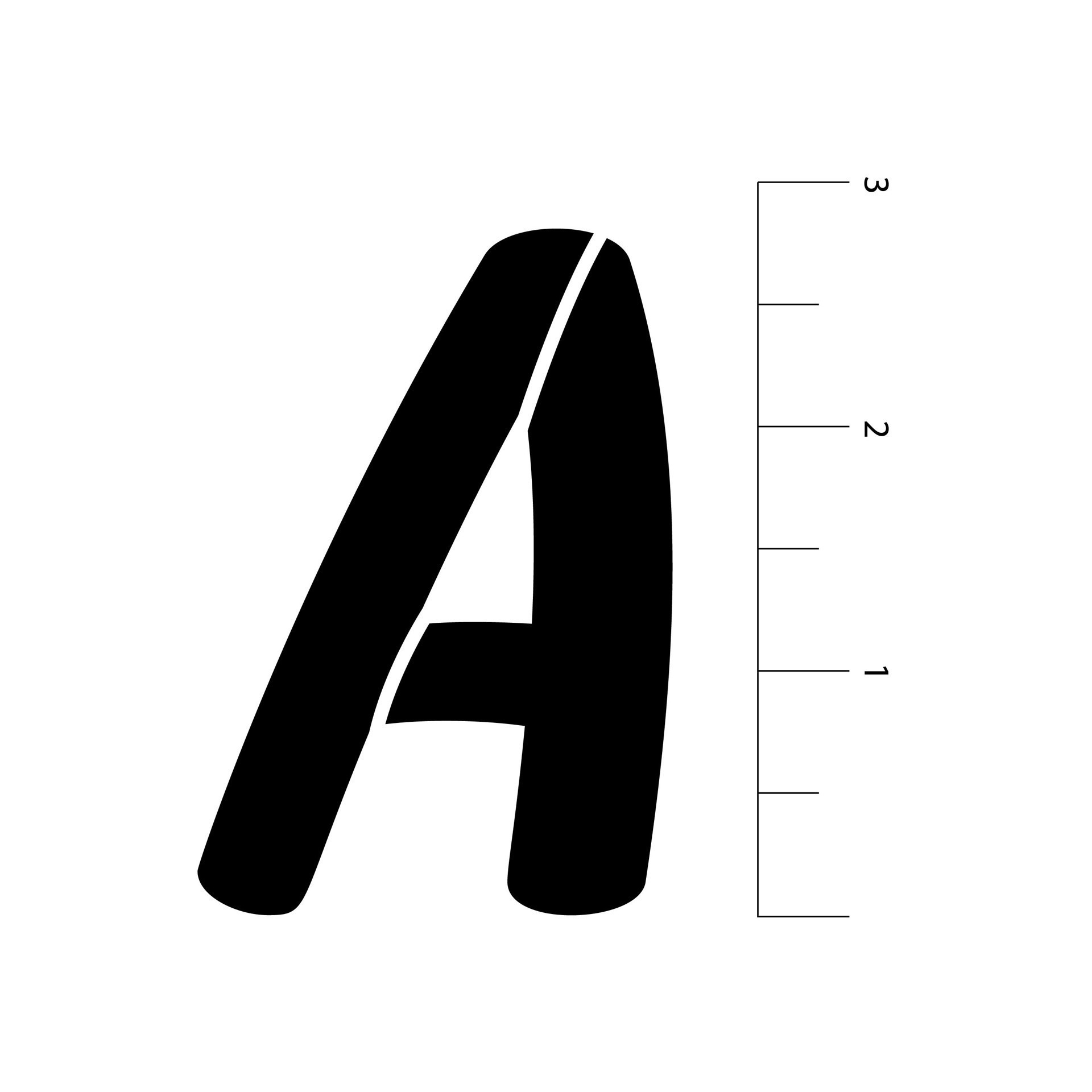 slide 2 of 4, 2.7" Italic Sans Serif Alphabet Stencils By Craft Smart, 2.7 in