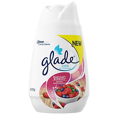 slide 1 of 1, Glade Solid Air Freshener Radiant Berries, 4 oz