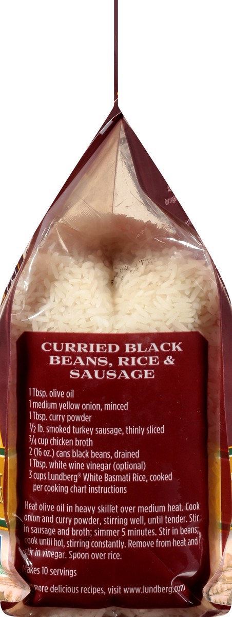 slide 12 of 13, Lundberg Family Farms White California Organic Basmati Rice 4 lb, 4 lb