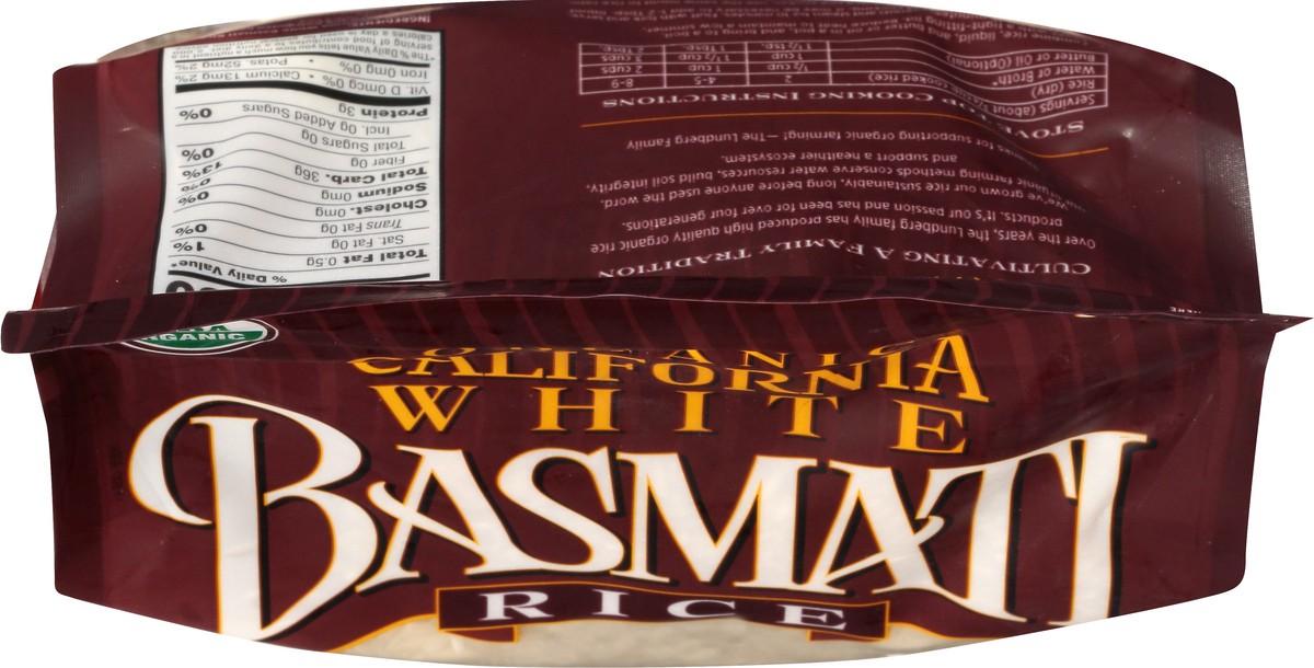 slide 10 of 13, Lundberg Family Farms White California Organic Basmati Rice 4 lb, 4 lb