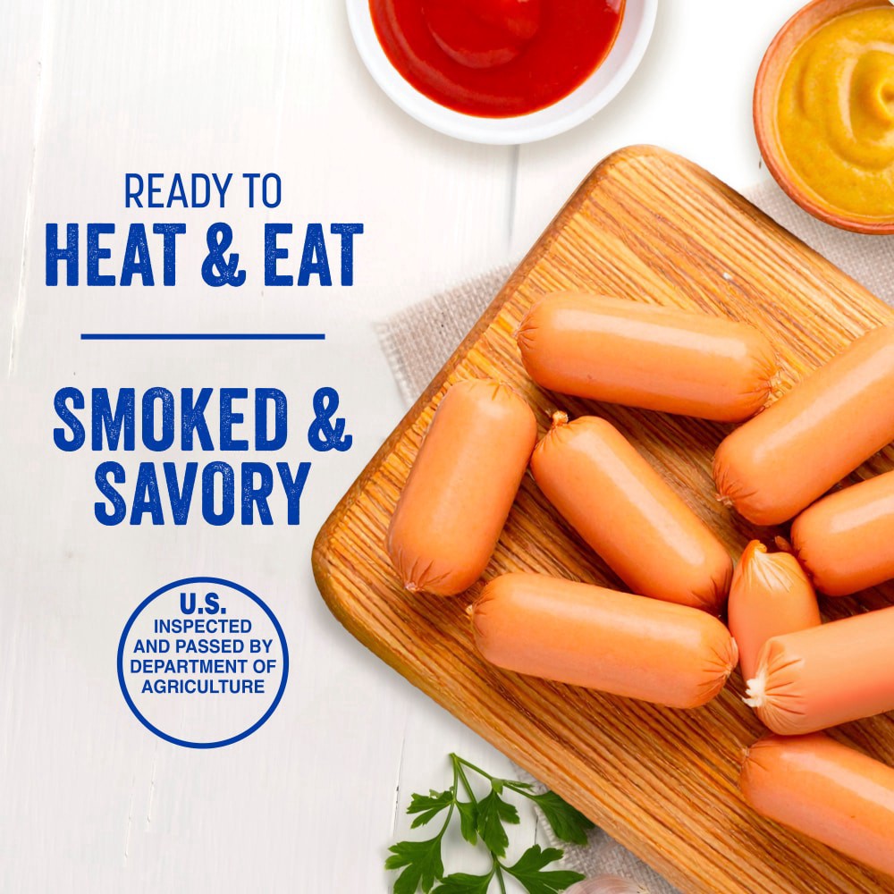 slide 3 of 4, Kroger Smoked Beef Sausage Smokies, 12 oz