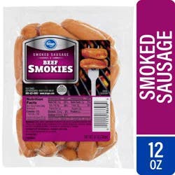 Kroger Smoked Beef Sausage Smokies