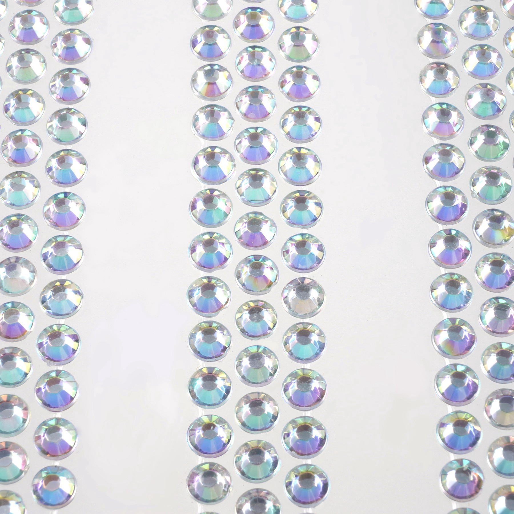 slide 2 of 4, 3-Piece Iridescent Clear Rhinestone Borders By Recollections, 3 ct