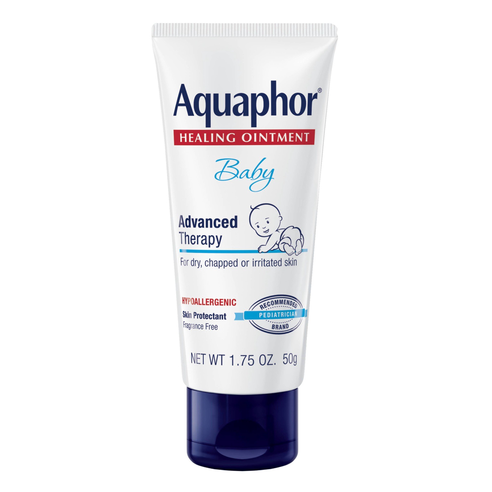 slide 1 of 5, Aquaphor Baby Advanced Therapy Healing Ointment Skin Protectant 1.75 oz. Tube, 1.75 oz