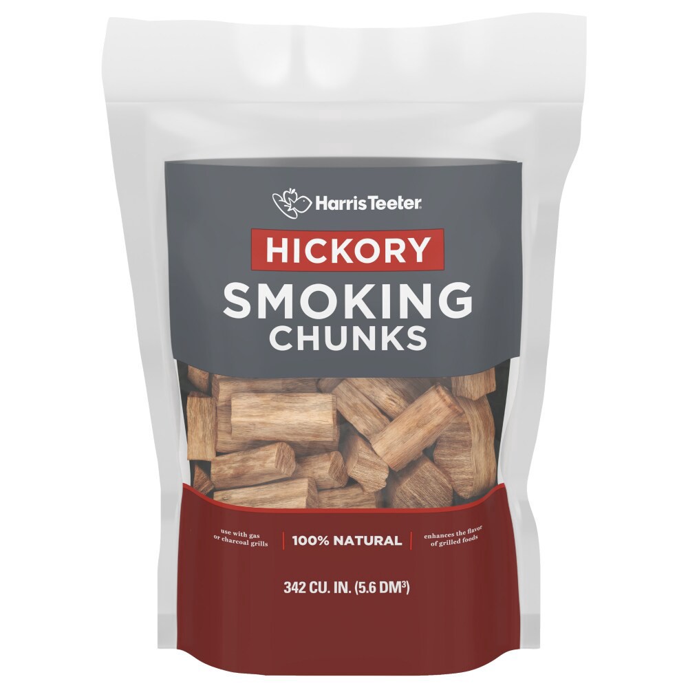 slide 3 of 6, Harris Teeter® Hickory Smoking Chunks, 1 ct