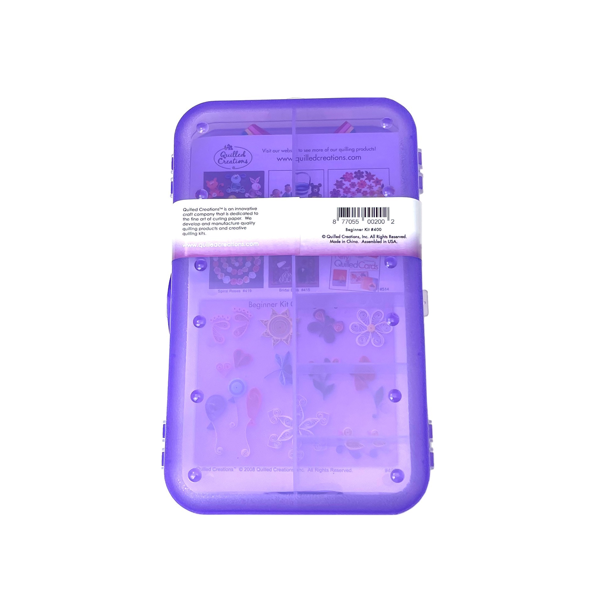 slide 5 of 6, Quilled Creations Beginner Quilling Kit, 9 in x 5 in x 2 in