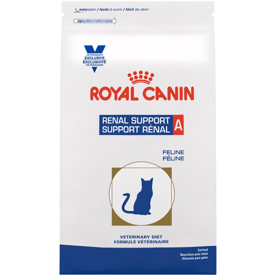 slide 1 of 9, Royal Canin Veterinary Diet Feline Renal Support A Dry Cat Food, 6.6 lb