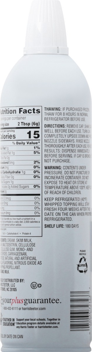 slide 6 of 13, Harris Teeter Extra Creamy Topping, 1 ct