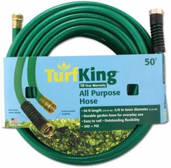 Turfking All-Purpose Hose - 50-Foot - Green