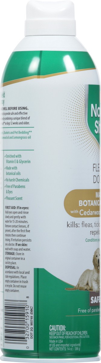 slide 9 of 11, Hartz Nature's Shield Flea & Tick Dog Spray 14 oz, 14 oz