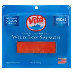 Vita Deli Sliced-Smoked Wild Lox Salmon 3 oz