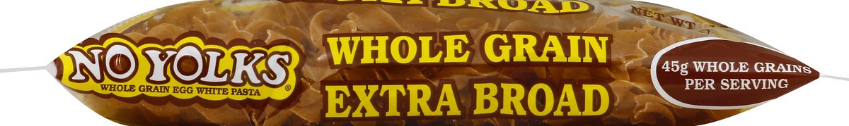slide 5 of 6, No Yolks Whole Grain Extra Broad Noodles, 12 oz
