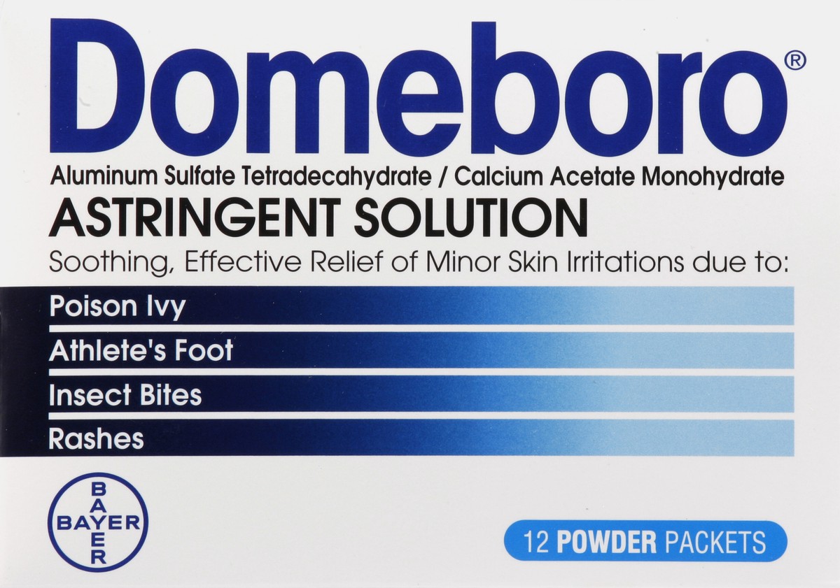 slide 1 of 1, Domeboro Astringent Solution 12 ea, 12 ct