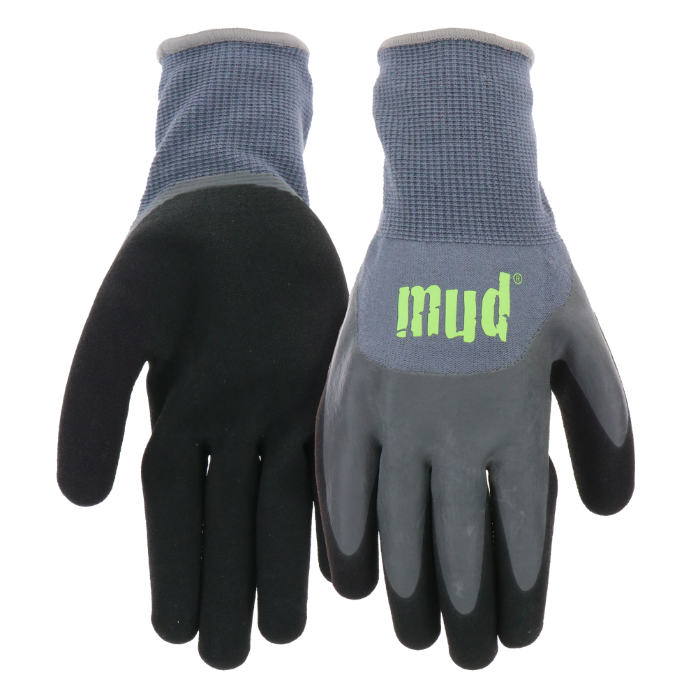 slide 1 of 1, Mud Men's Bamboo H2O Mud Garden Gloves - Gray, 1 ct