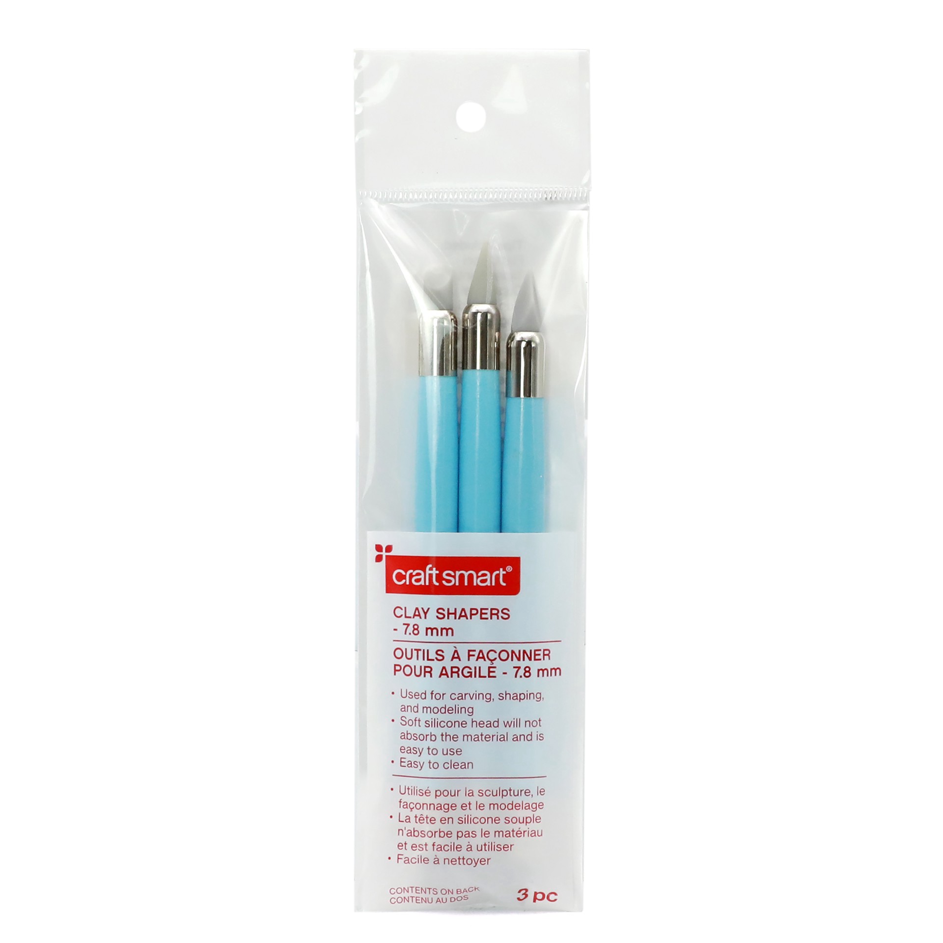 slide 2 of 5, 3-Piece Dual-Tip Clay Shapers By Craft Smart, 3 ct