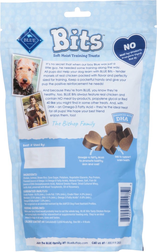 slide 3 of 5, Blue Buffalo Blue Bits Dog Chicken, 1 ct