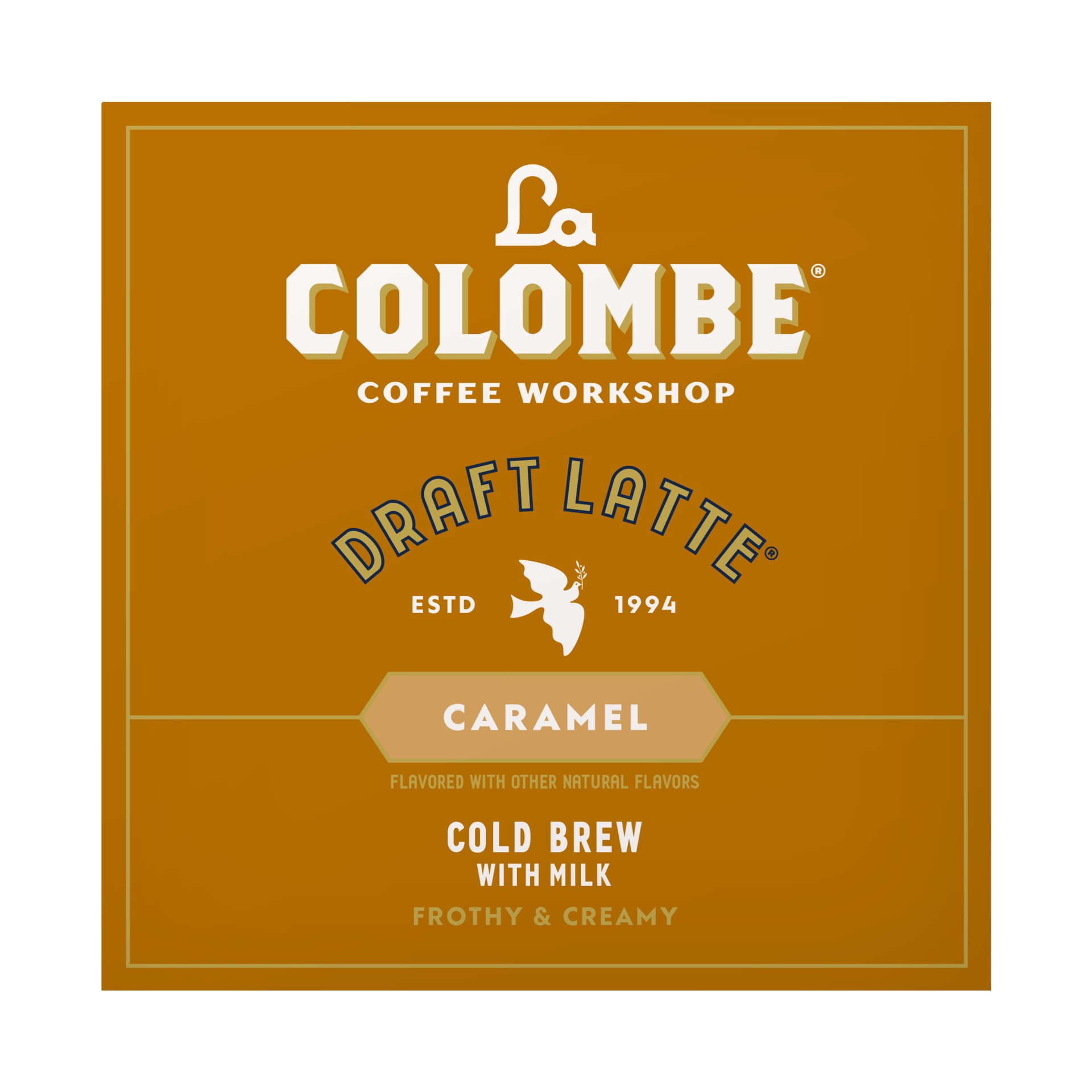 slide 2 of 9, La Colombe Coffee, Caramel Latte, 9 fl oz Cans, 4 Pack, 4 ct