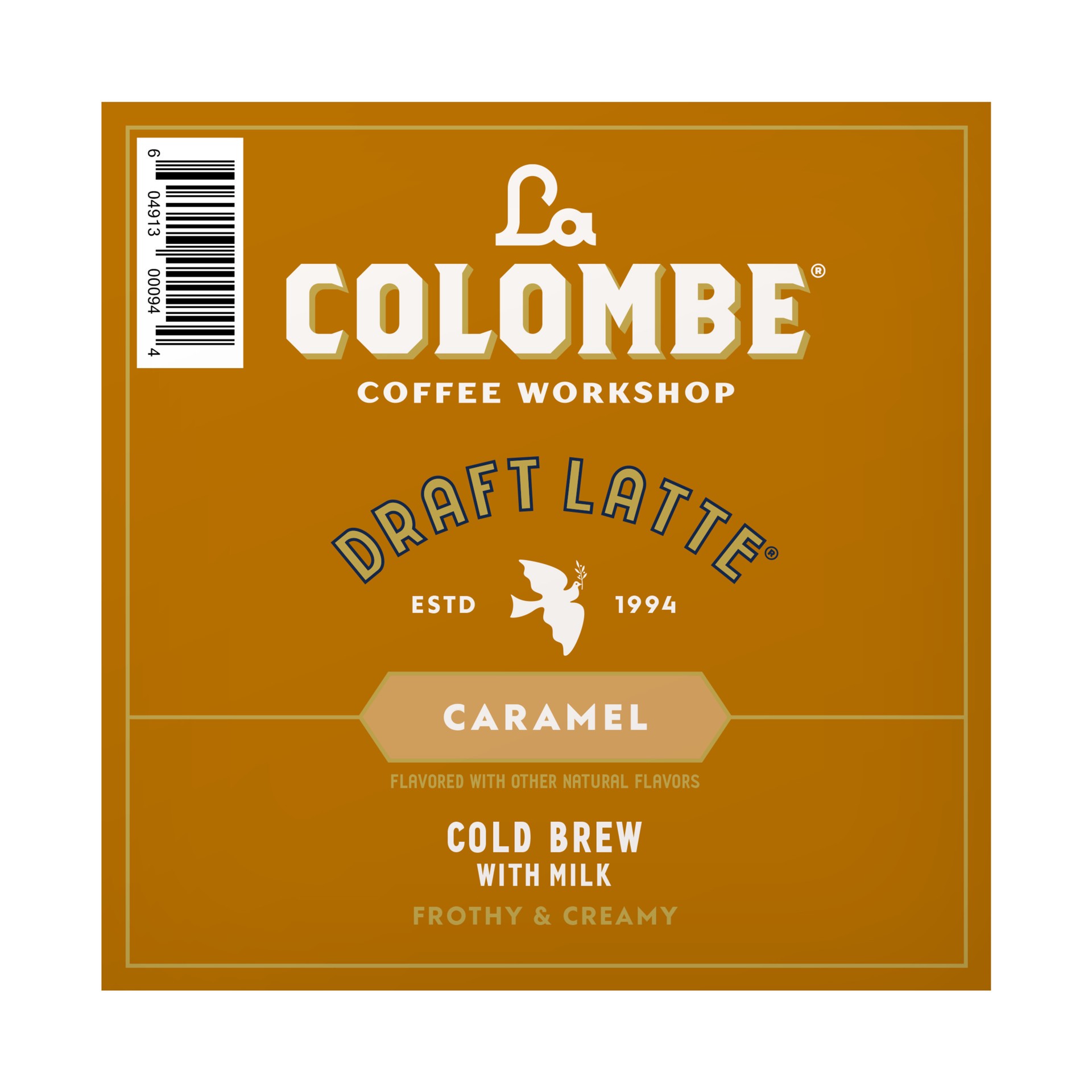 slide 9 of 9, La Colombe Coffee, Caramel Latte, 9 fl oz Cans, 4 Pack, 4 ct