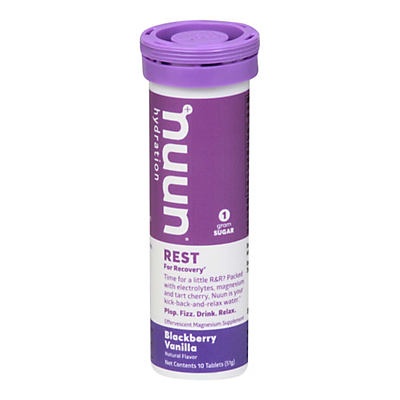 slide 1 of 1, Nuun Rest For Recovery, Blackberry Vanilla, 10 ct