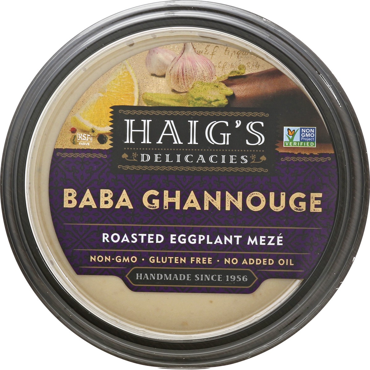 slide 9 of 9, Haig's Roasted Eggplant Meze Baba Ghannouge 8 oz, 8 oz