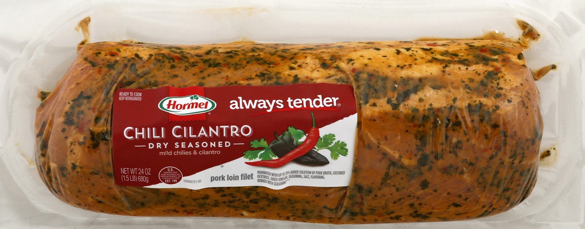 slide 9 of 11, Hormel Dry Seasoned Chili Cilantro Pork Loin Filet 24 oz, 24 oz