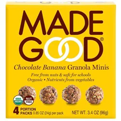 MadeGood Made Good Granola Mini Organic Chocolate Ban