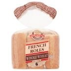 slide 1 of 1, Paramount French Rolls Whole Wheat, 18 oz