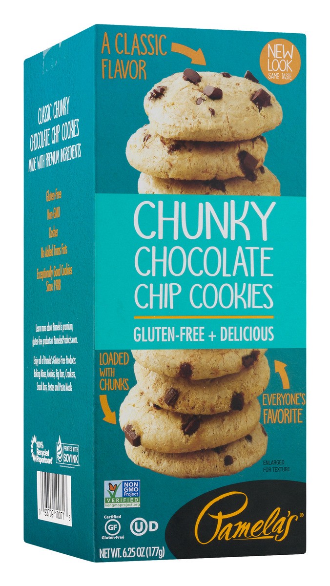 slide 2 of 11, Pamela's Chunky Chocolate Chip Cookies, 6.25 oz