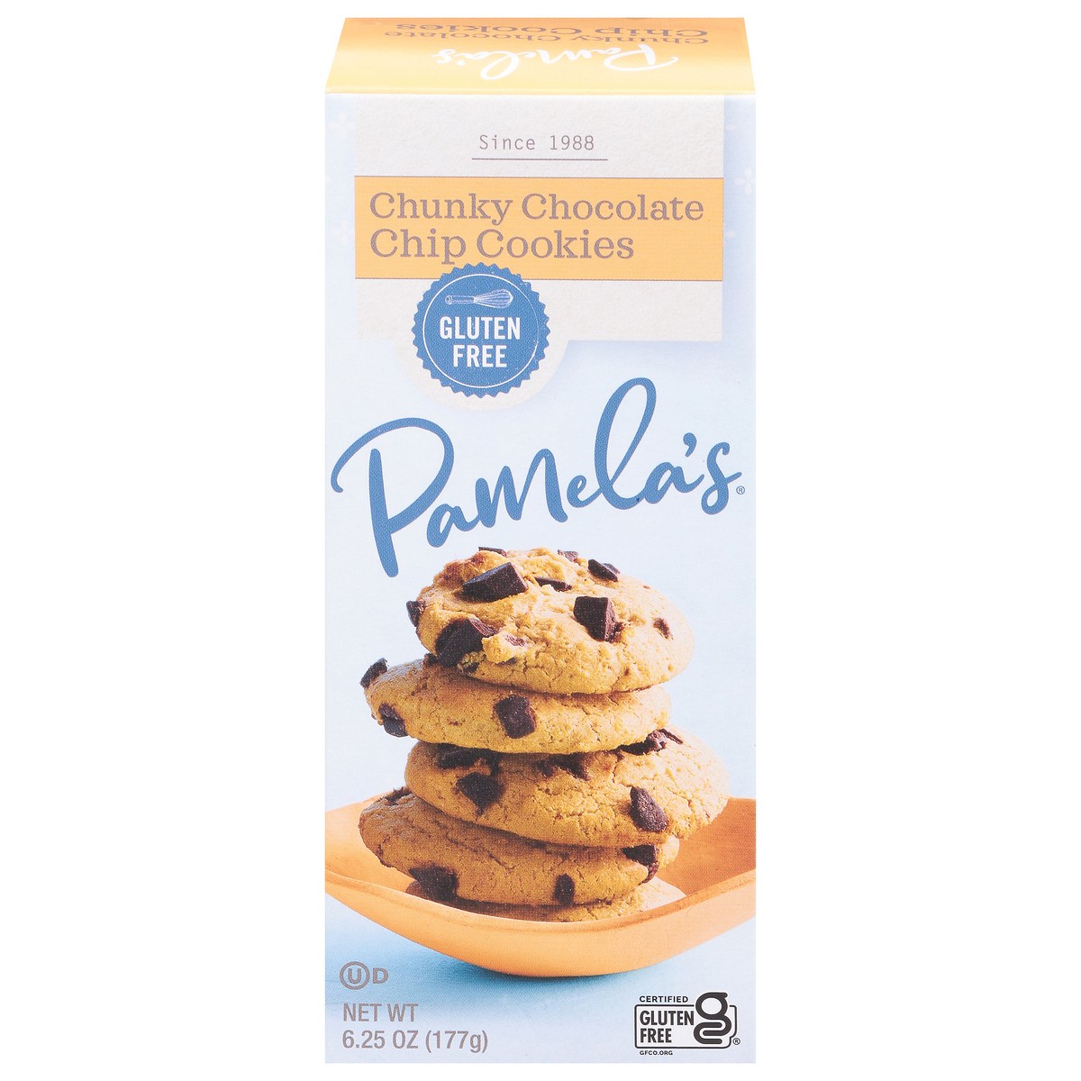 slide 1 of 11, Pamela's Chunky Chocolate Chip Cookies, 6.25 oz