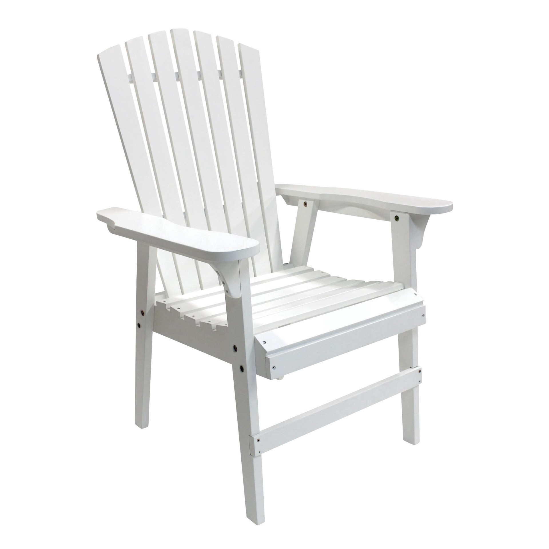 slide 1 of 1, United General Supply Char-Log White Tall Adirondack Chair, 1 ct