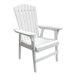 United General Supply Char-Log White Tall Adirondack Chair