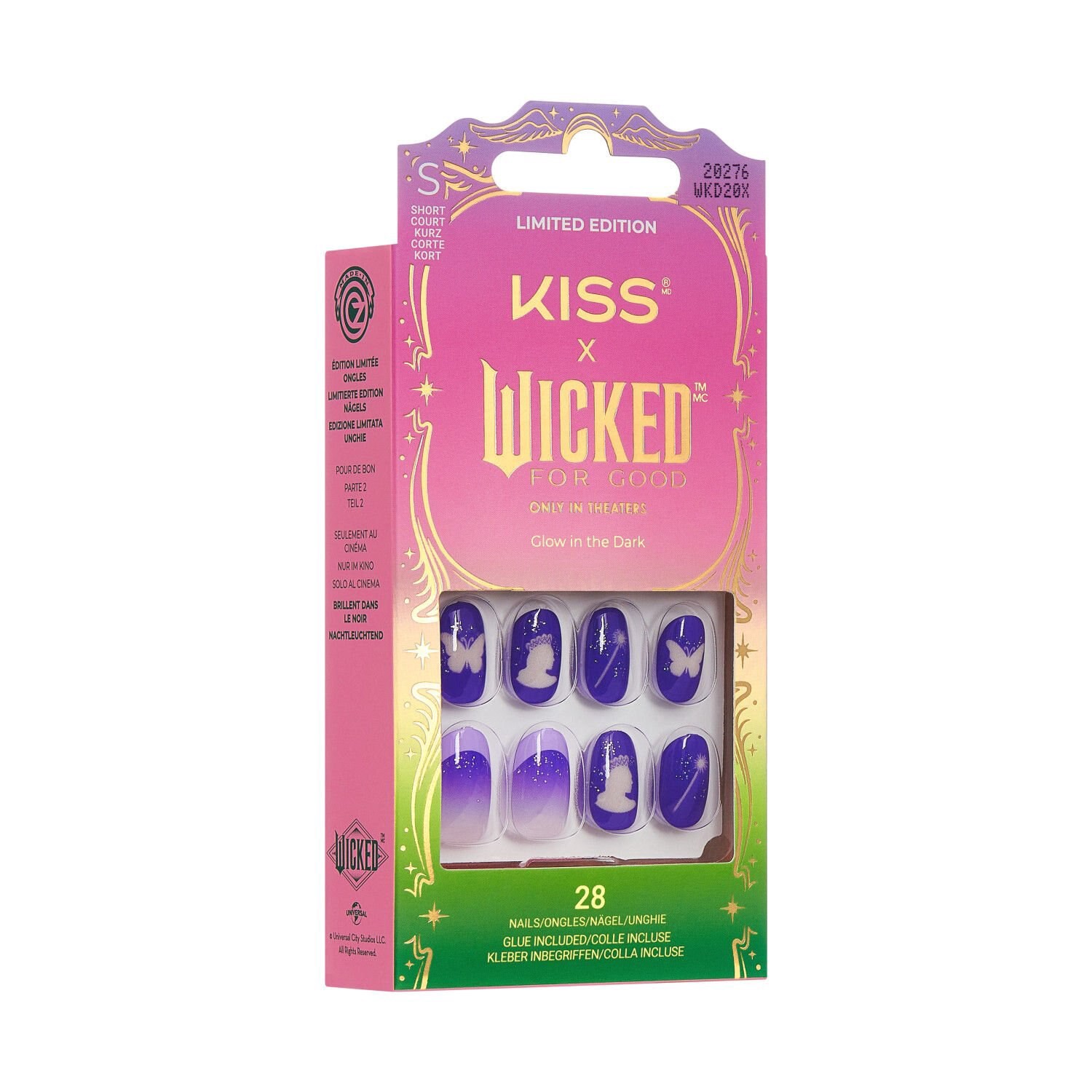 slide 4 of 4, Kiss X Wicked, Glow With Glinda, 1 ct