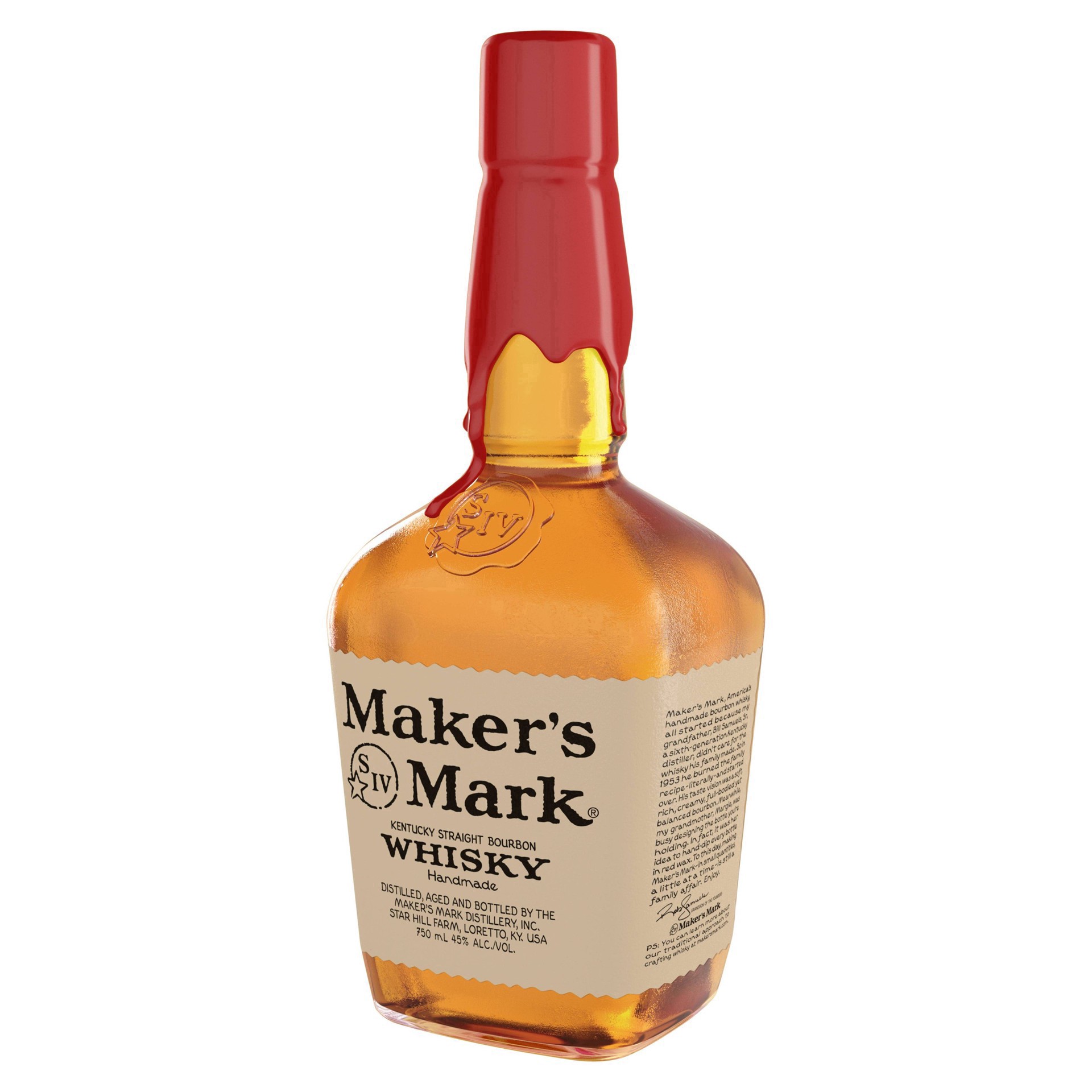 slide 41 of 45, Maker's Mark Kentucky Straight Bourbon Whisky - 750ml Bottle, 750 ml