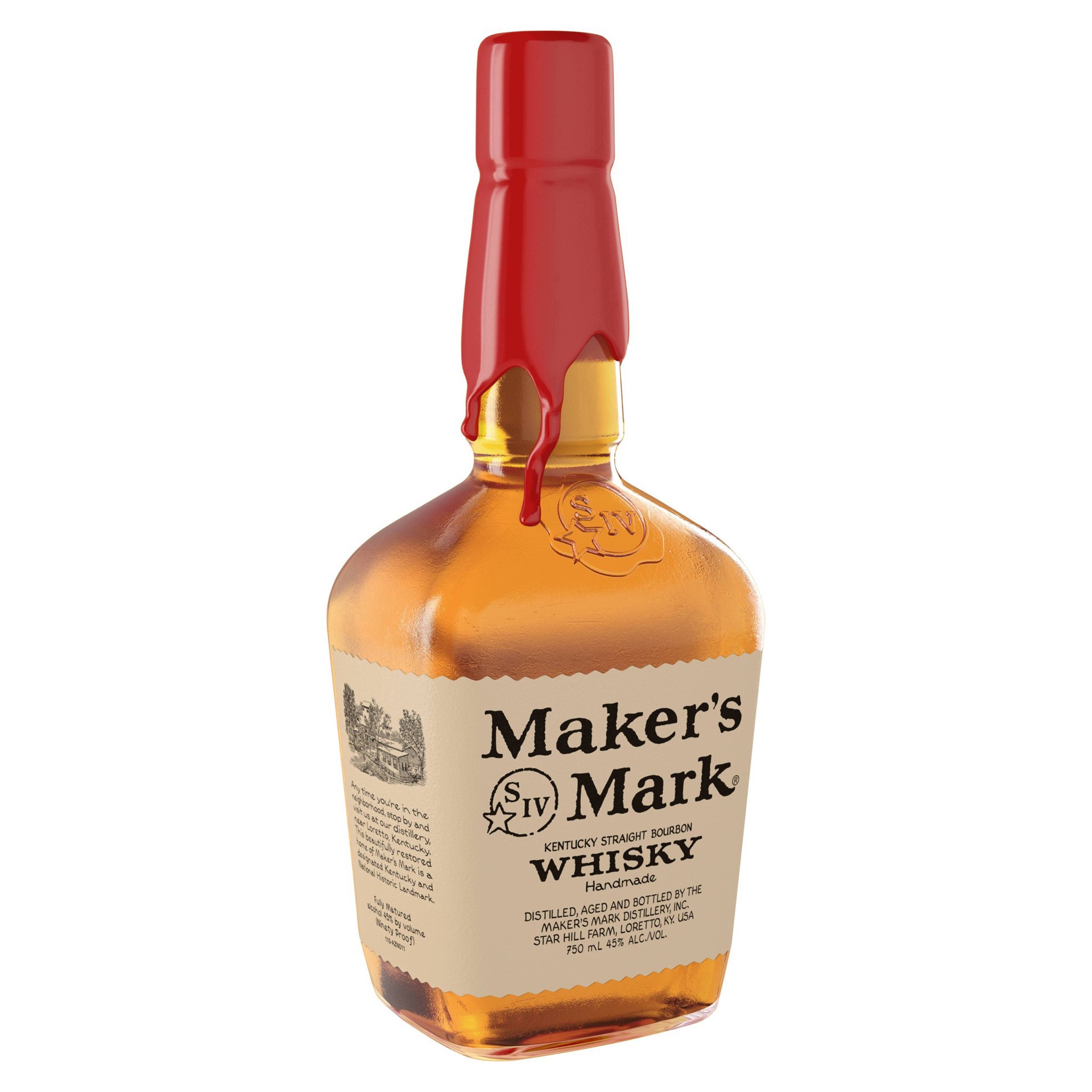 slide 18 of 45, Maker's Mark Kentucky Straight Bourbon Whisky - 750ml Bottle, 750 ml