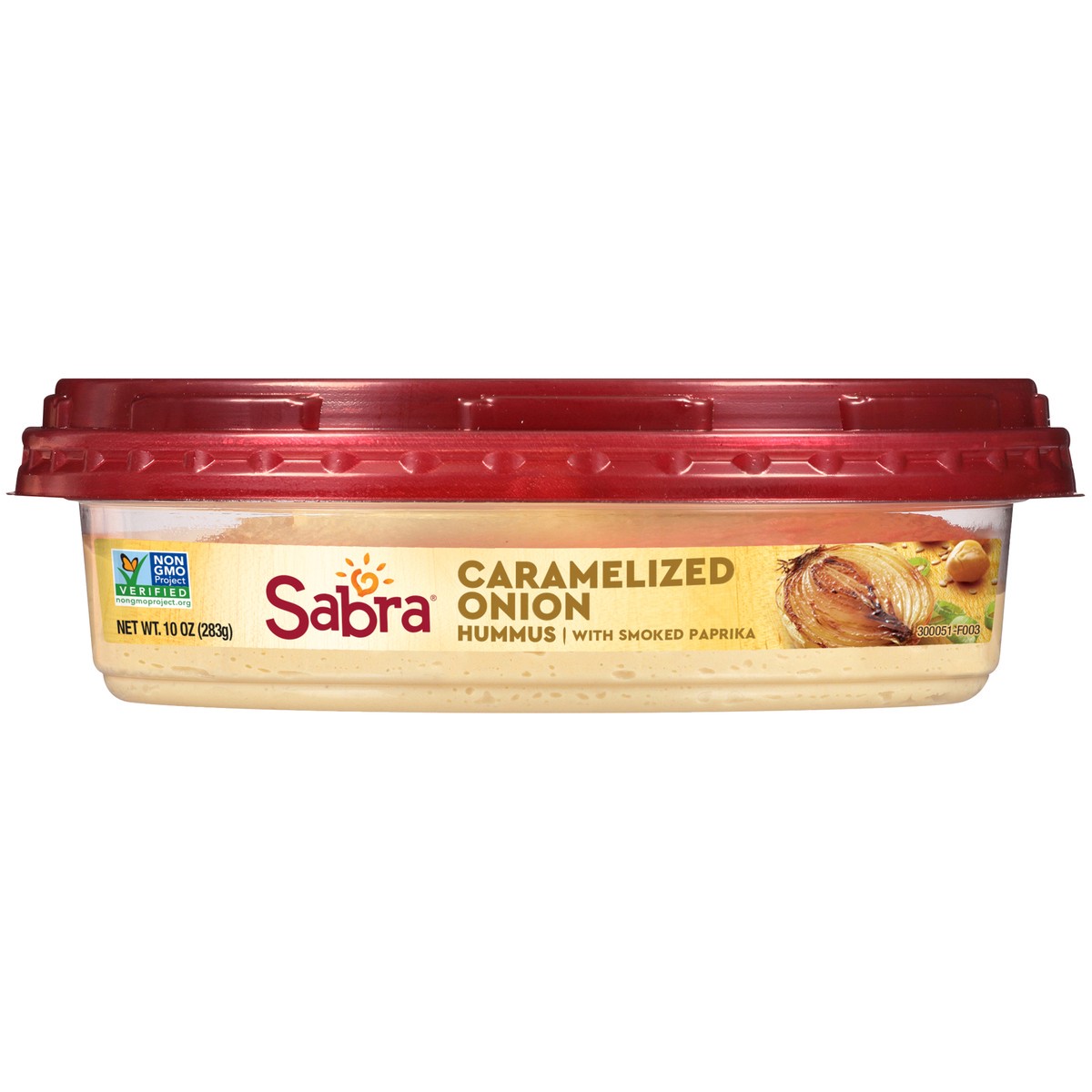 slide 1 of 7, Sabra Caramelized Onion Hummus 10 oz. Tub, 10 oz