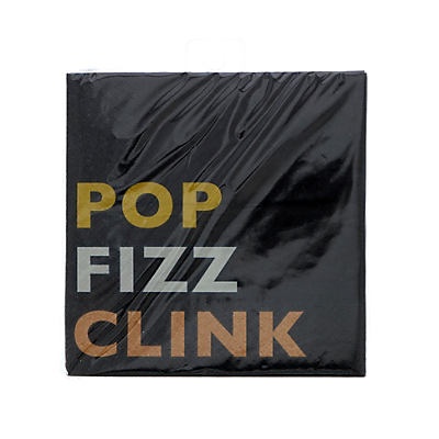 slide 1 of 1, True Fabrications Pop Fizz Clink Napkins, 1 ct