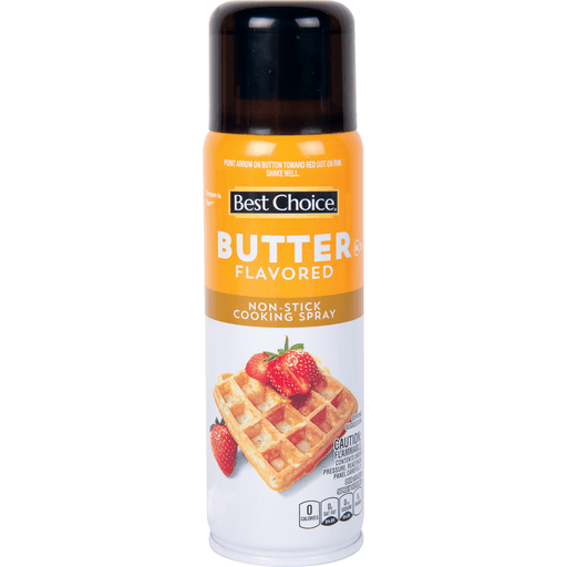 slide 1 of 1, Best Choice Buttery Flavor Pan Coating Spray, 6 oz