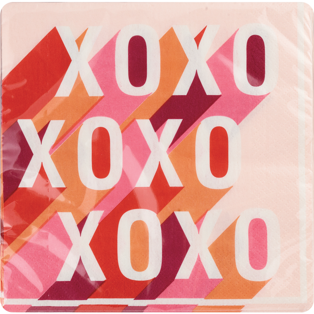 slide 1 of 1, PARTY IMPRESSIONS Ln Retro Love 16Ct, 1 ct