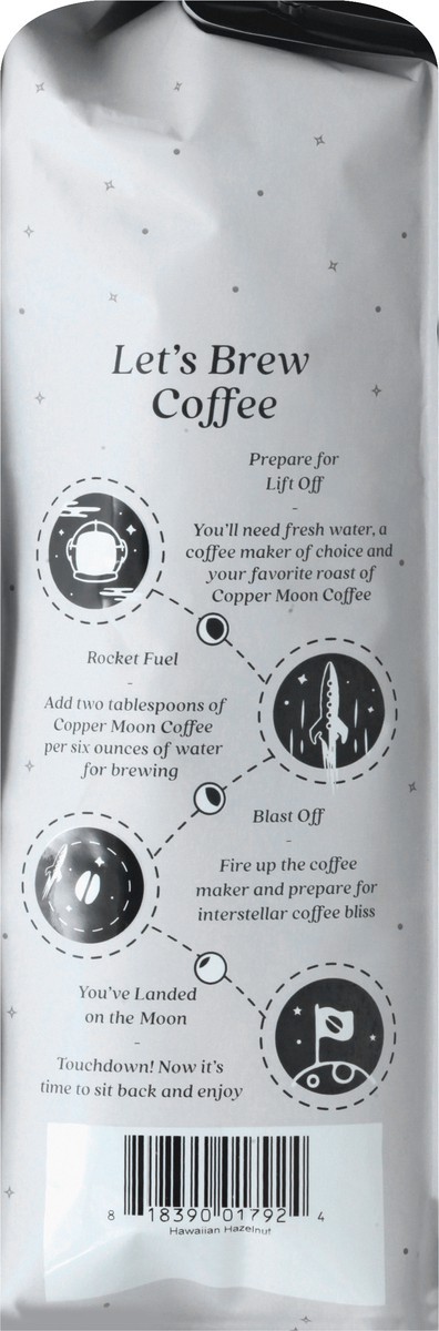 slide 6 of 12, Copper Moon Cooper Moon Hawaiian Hazlenut Whole Bean Medium Roast - 2 lb, 2 lb